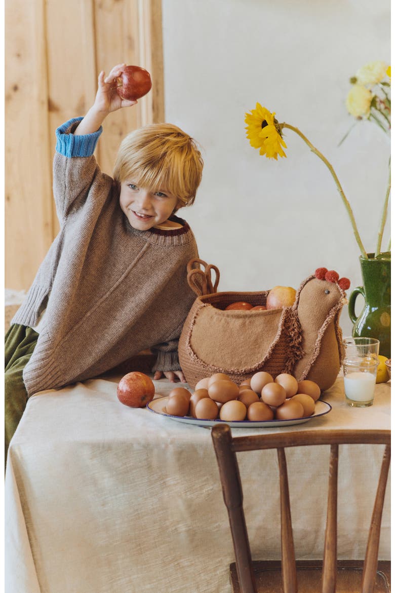 Chicken Basket, Alternate, color, TOFFEE RED DARK GREY HONEY