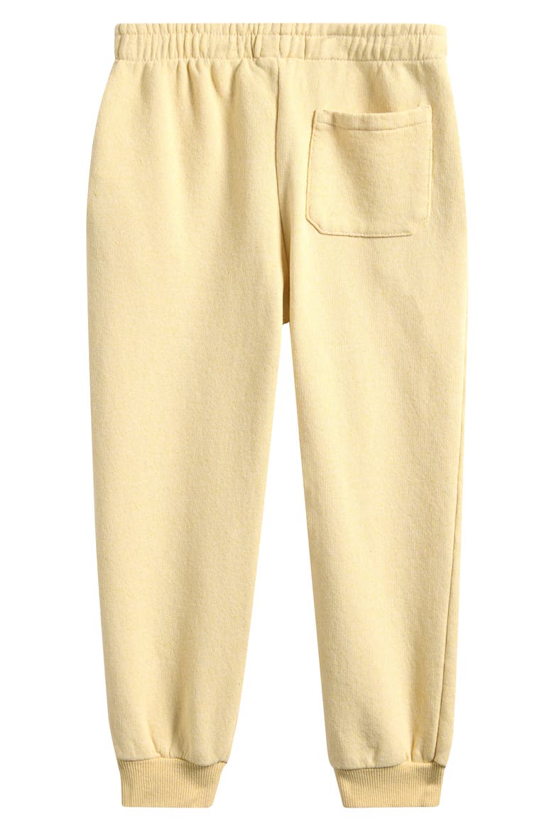 Kids' Cotton Joggers, Alternate, color, YELLOW