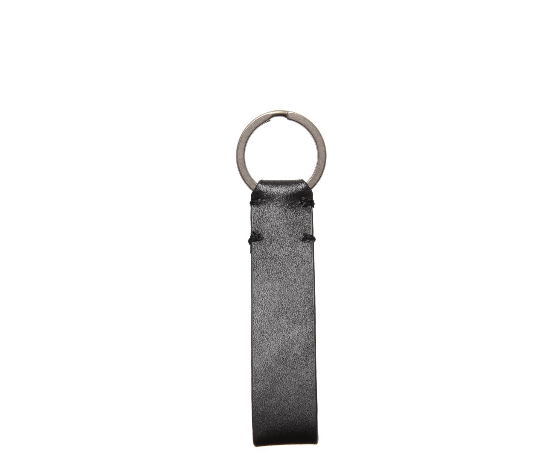 Arthur Leather Key Chain, Alternate, color, Black
