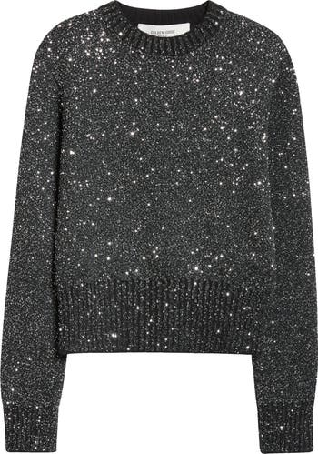 Golden Goose Journey Sequin Crop Crewneck Sweater | Nordstrom 