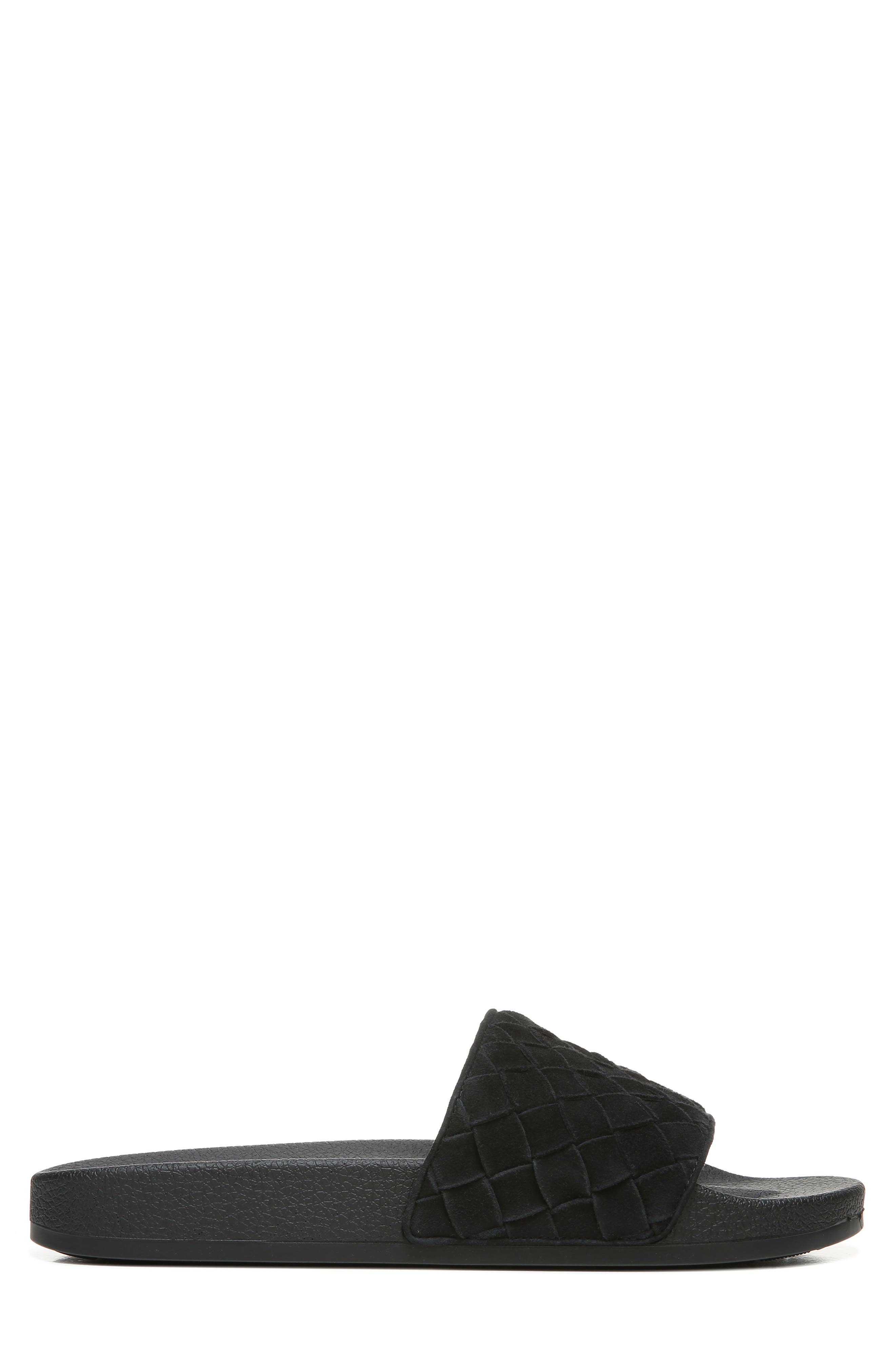 Watley 2 Slide Sandal, Alternate, color, BLACK SUEDE