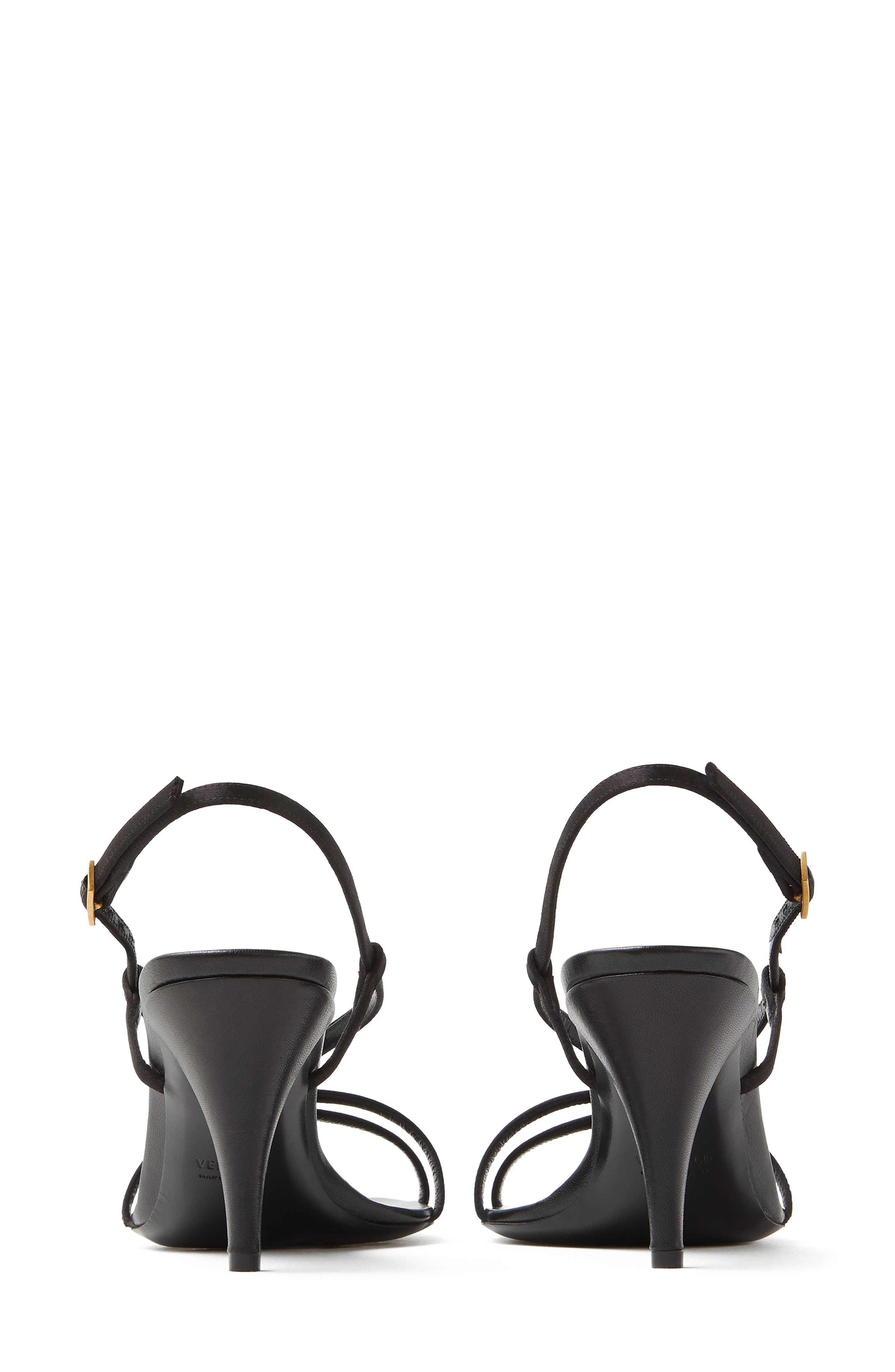 Versace Medusa Cage Slingback Sandal, Alternate, color, 