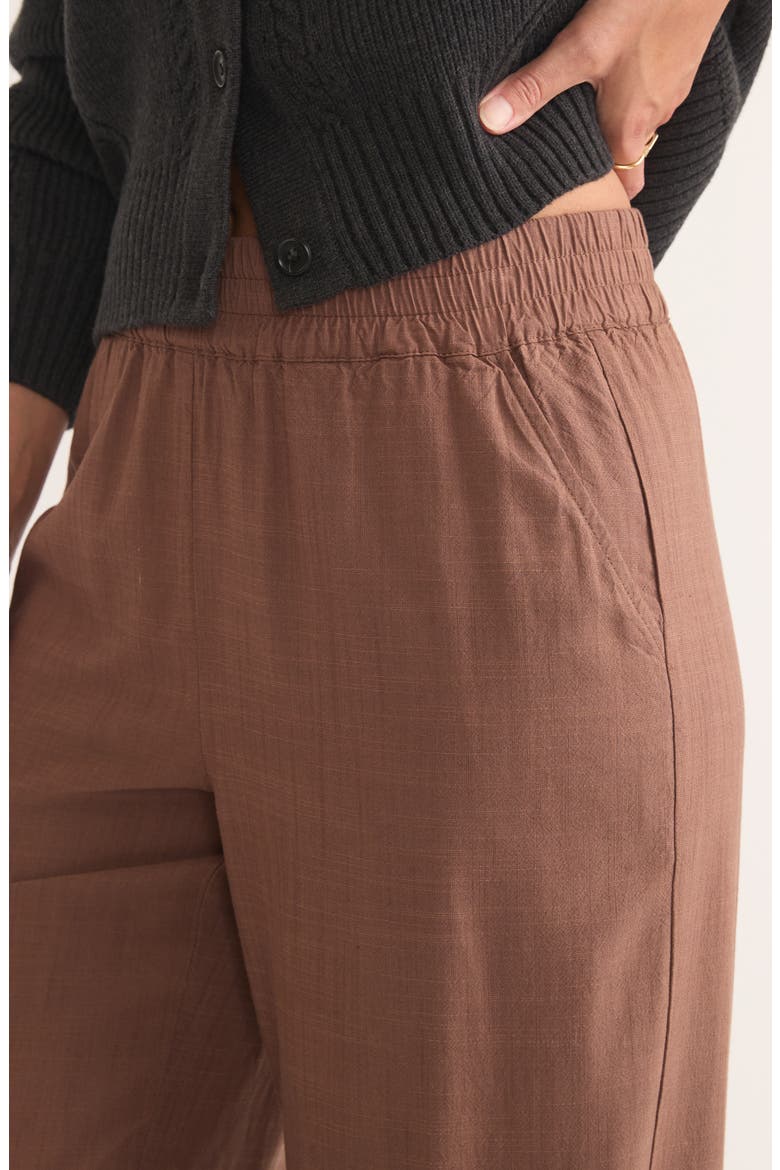 Allison Wide Leg Tencel® Lyocell Pants, Alternate, color, PINECONE