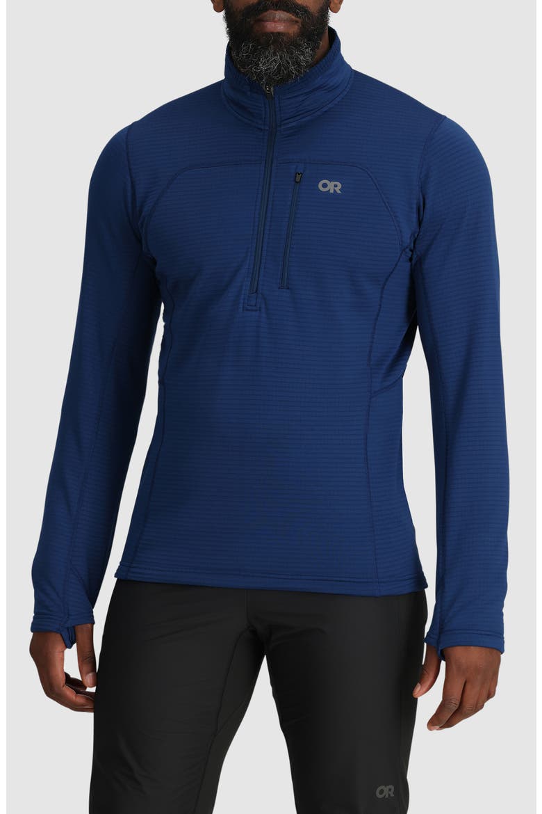 Vigor Half Zip Fleece Pullover, Main, color, CENOTE