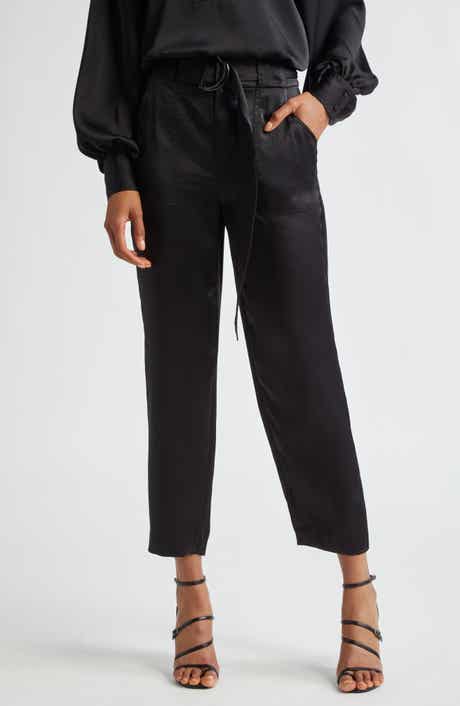Ramy Brook Hayden Belted Satin Pants