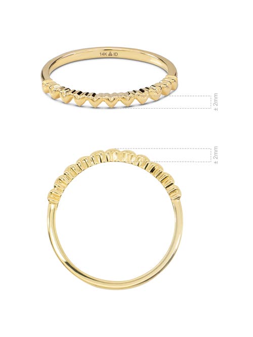 Devata Sweet Heart Ring In Gold