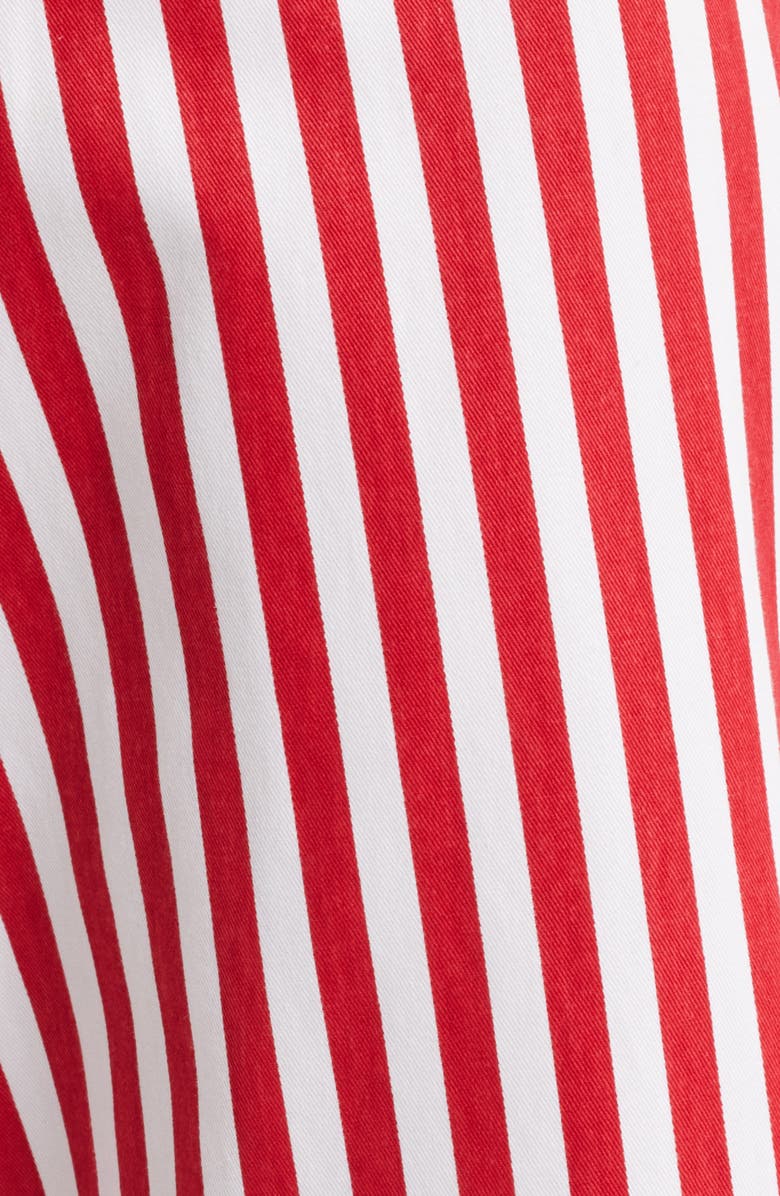 French Connection Keller Stripe Wide Leg Pants, Alternate, color, 60-Crimson Red