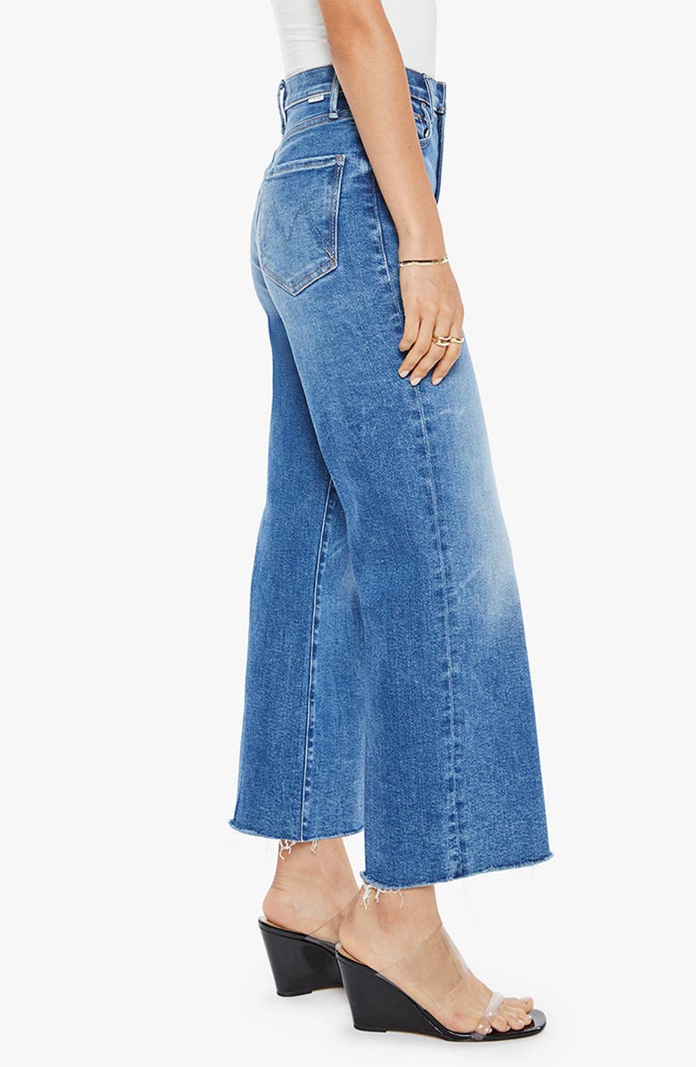 MOTHER The Maven Mid Rise Fray Hem Ankle Jeans, Alternate, color,