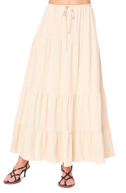 Tiered Maxi Skirt