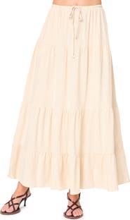 GIBSONLOOK Tiered Maxi Skirt