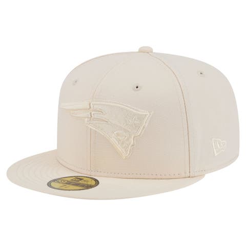 Men's New Era Cream New England Patriots Color Pack 59FIFTY Fitted Hat