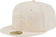 New Era Men's New Era Cream New England Patriots Color Pack 59FIFTY Fitted Hat