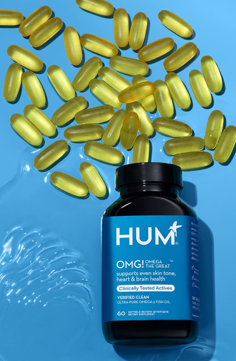 Hum Nutrition OMG! Omega the Great Fish Oil Supplement, Alternate, color, 