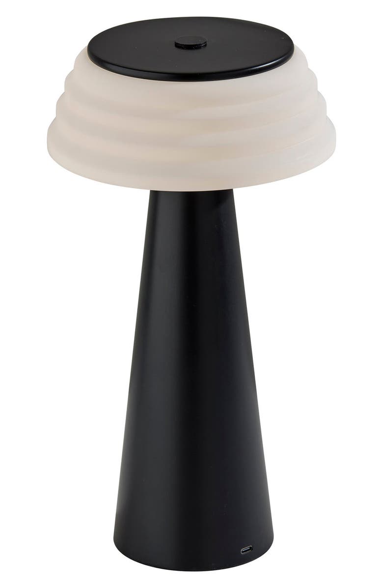 ADESSO LIGHTING Jacky Cordless LED Table Lamp, Main, color, Black
