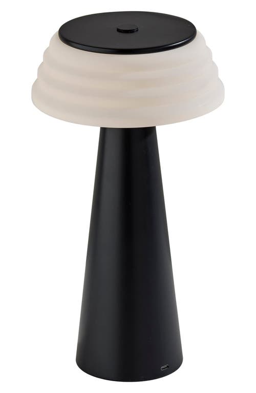 ADESSO LIGHTING Jacky Cordless LED Table Lamp in Black 