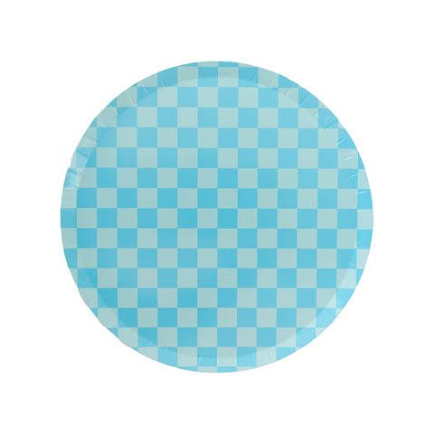 Checkered Dessert Plates