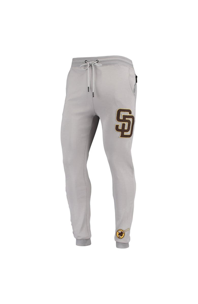 PRO STANDARD Men's Pro Standard Gray San Diego Padres Logo Jogger Pants, Alternate, color, Gray