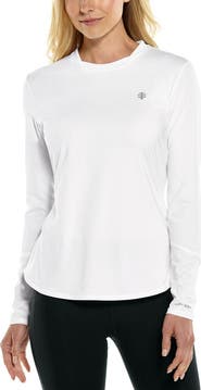 Coolibar Women's Long Sleeve T-Shirt, UPF 50+ Sun Protection, Match Point