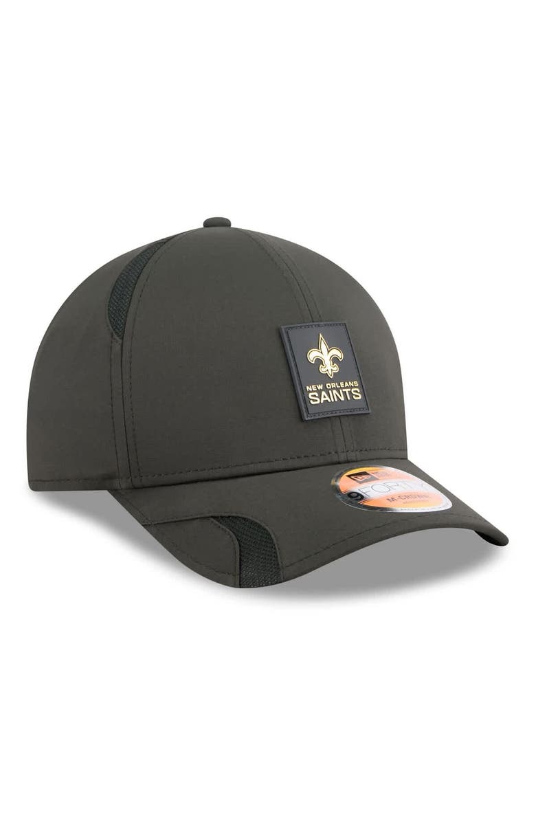 New Era Men's New Era Black New Orleans Saints 2025 Sideline M-Crown 9FORTY Adjustable Hat, Alternate, color, Black