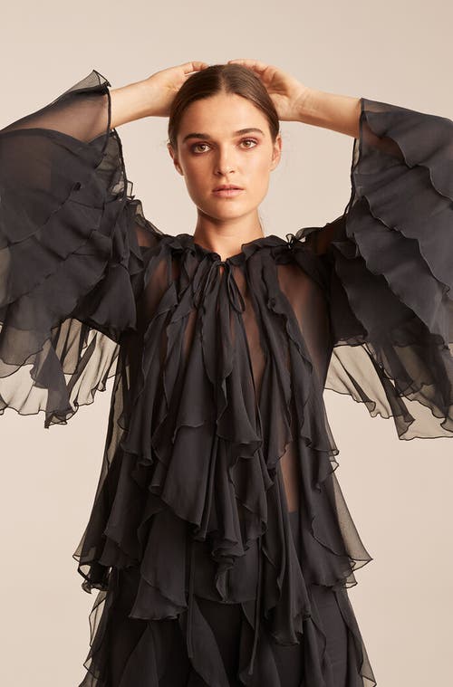 REBECCA TAYLOR REBECCA TAYLOR RUFFLE TOP 