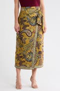 JASON WU Satin Wrap Skirt