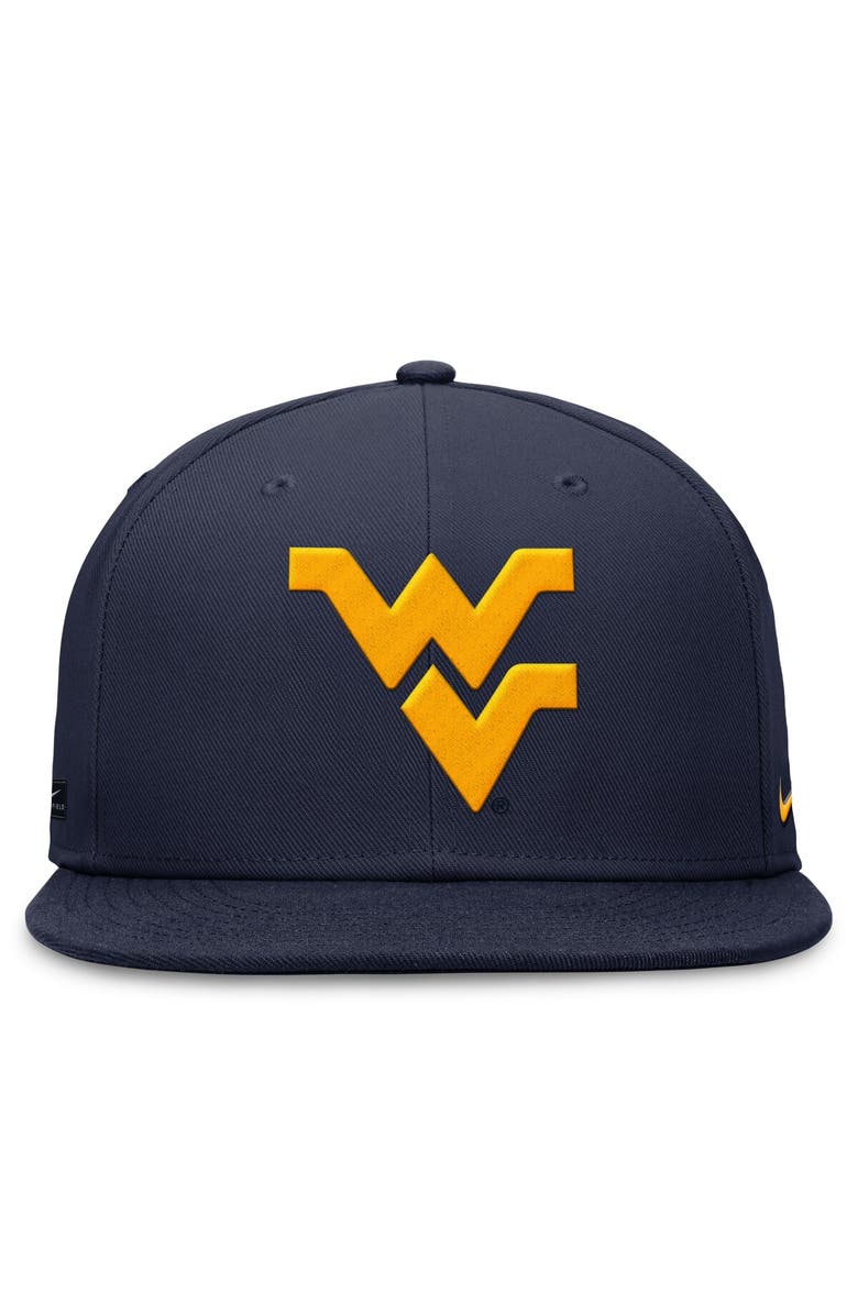 Nike Men's Nike Navy West Virginia Mountaineers On-Field Pro Fitted Hat, Alternate, color, Navy