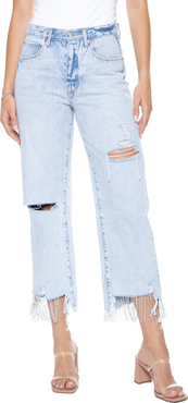 BLUE REVIVAL Nash Vegas Crop Jeans
