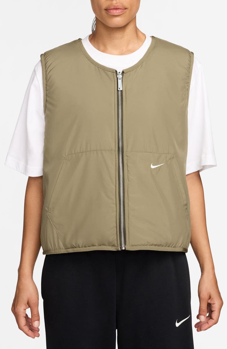 Nike Sportswear Street Reversible Vest, Alternate, color, Medium Olive/ Neutral Olive