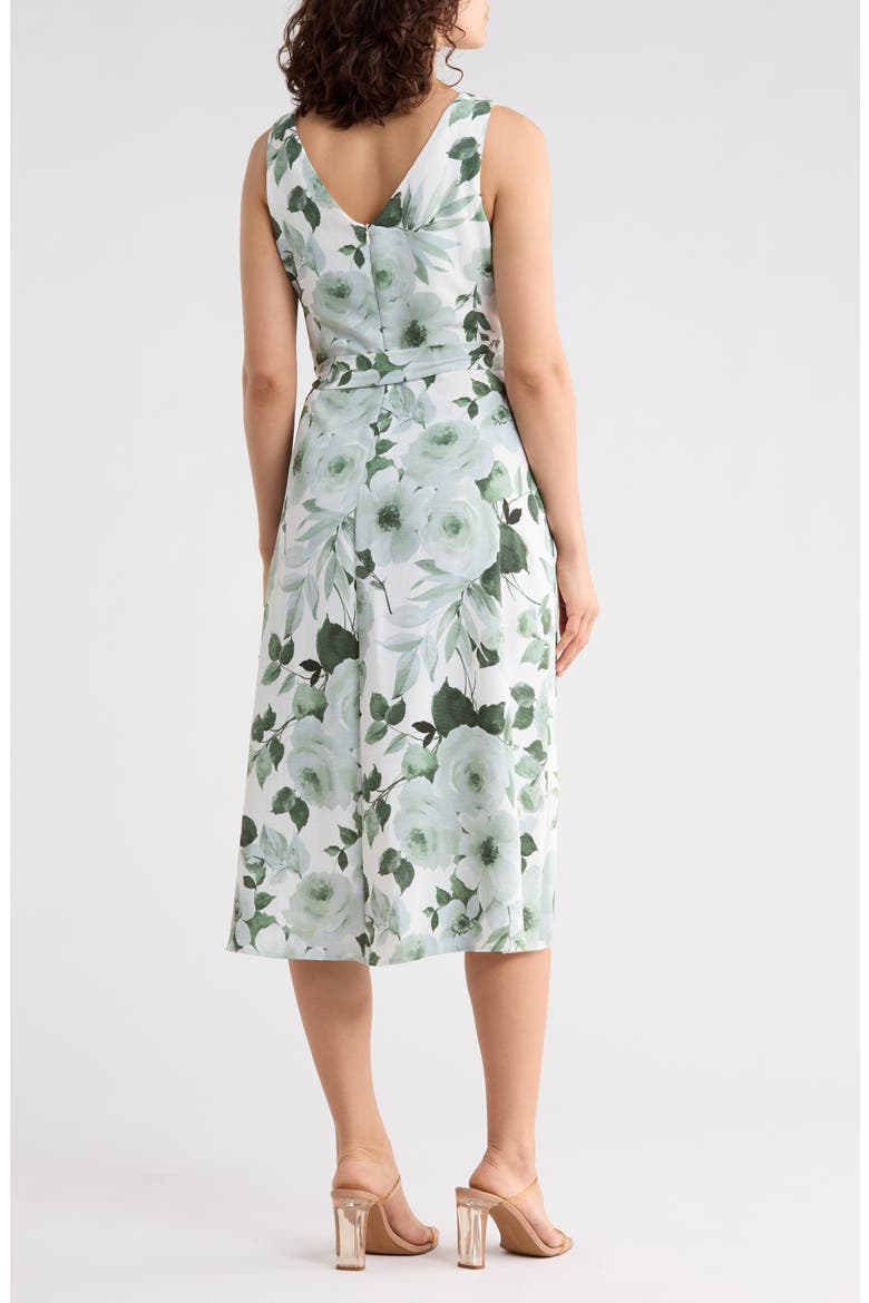 Tie Waist High Low Dress, Alternate, color, MINT