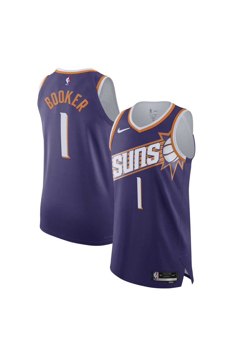 Nike Men's Nike Devin Booker Purple Phoenix Suns Authentic Jersey - Icon Edition, Main, color, Purple