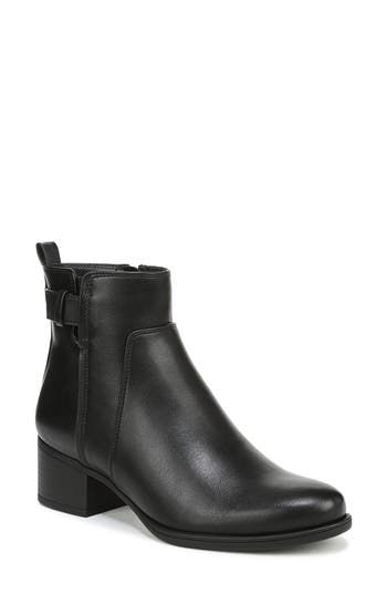 Naturalizer Kona Block Heel Bootie In Black