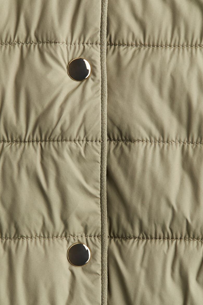 Quilted Jacket, Alternate, color, Khaki green