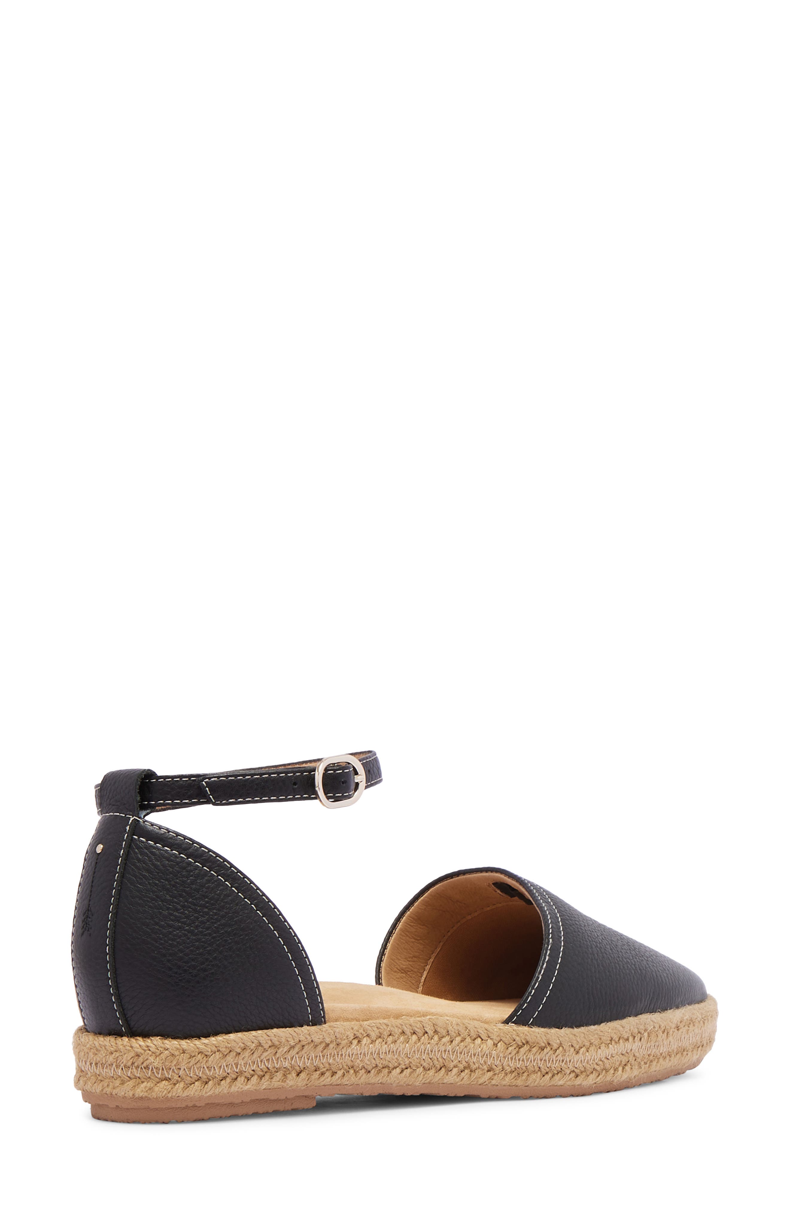 FRANKIE4 Kit Ankle Strap Flat, Alternate, color, Black Tumbled