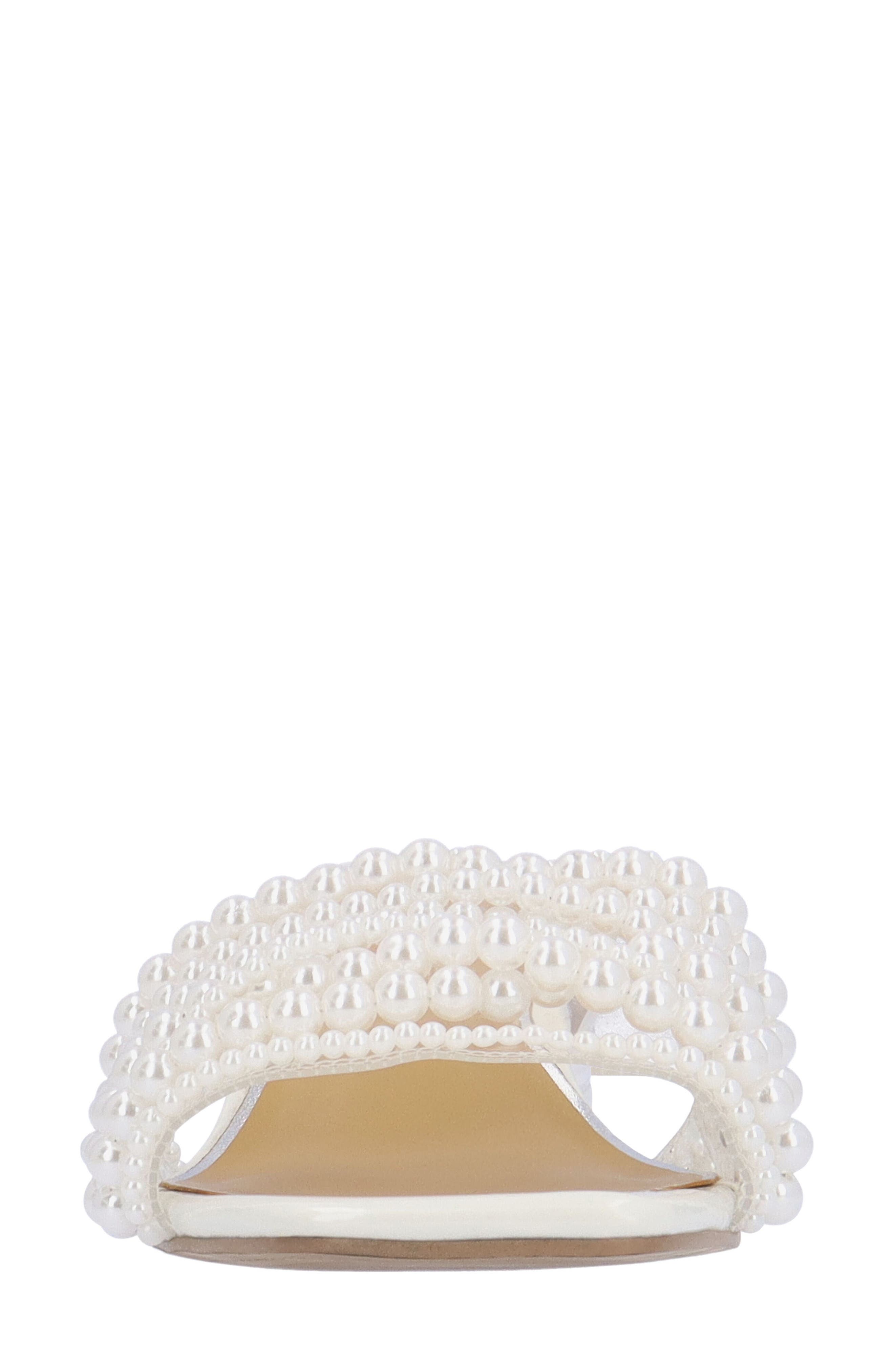 J. Reneé Purla Sandal, Alternate, color, Clear/ White