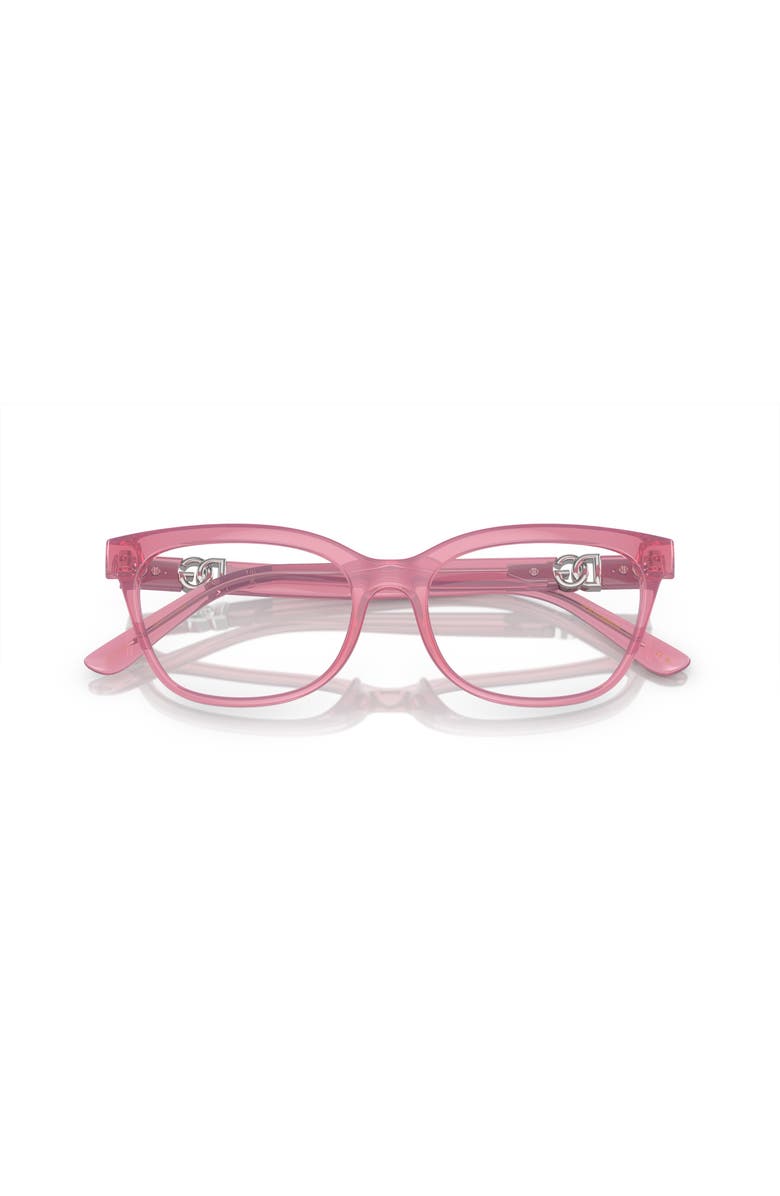 Dolce&Gabbana 54mm Butterfly optical glasses, Alternate, color, Pink