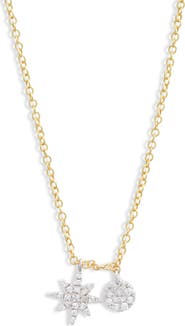 Meira T Dual Diamond Pendant Necklace