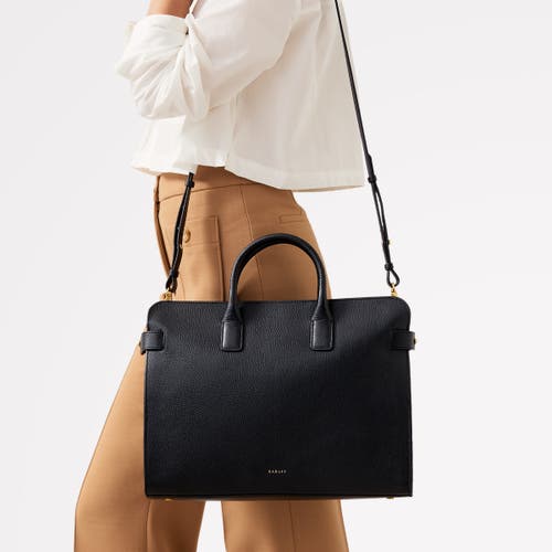 Radley London The Rathbone Large Laptop Satchel Bag In Black