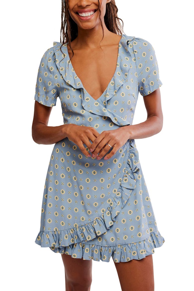 Wildest Dreams Minidress, Alternate, color, AUTUMN SKY COMBO