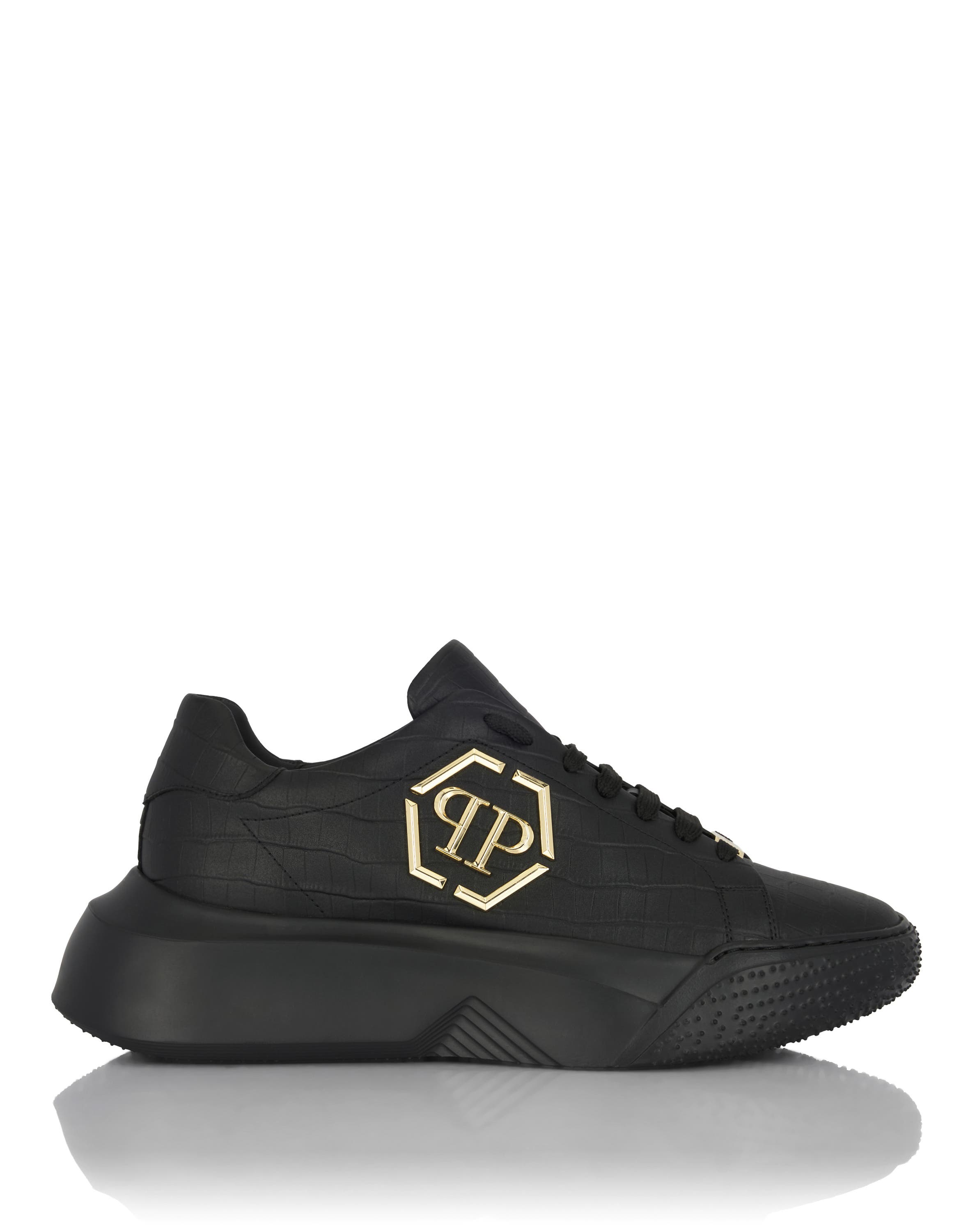 Crocco Godzilla Runner Comfort Unisex, Alternate, color, black/lightgold