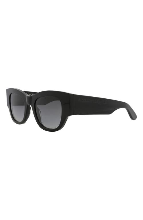 Alexander Mcqueen Alexander Mc Queen Sunglasses Am0420 S 001 In Black