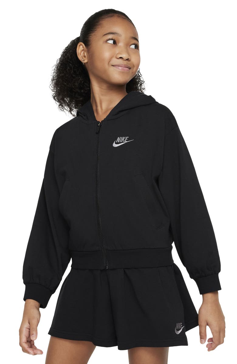 Nike Kids' Sportswear Cotton Jersey Hoodie, Main, color, 