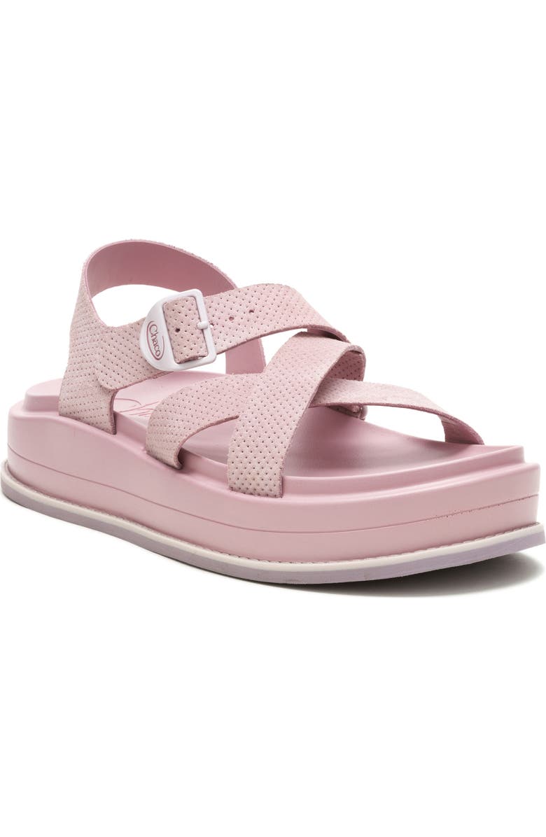 Chaco Townes Midform Sandal, Main, color, Rose Quart