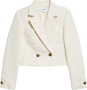 Reiss Mia Tweed Crop Jacket