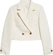 Reiss Mia Tweed Crop Jacket