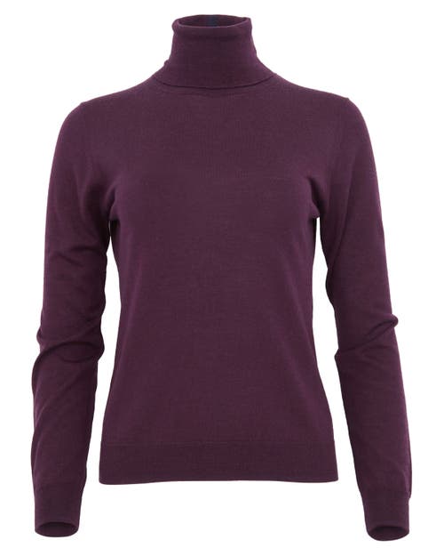 Lords Of Harlech Rona Turtleneck Sweater In Purple