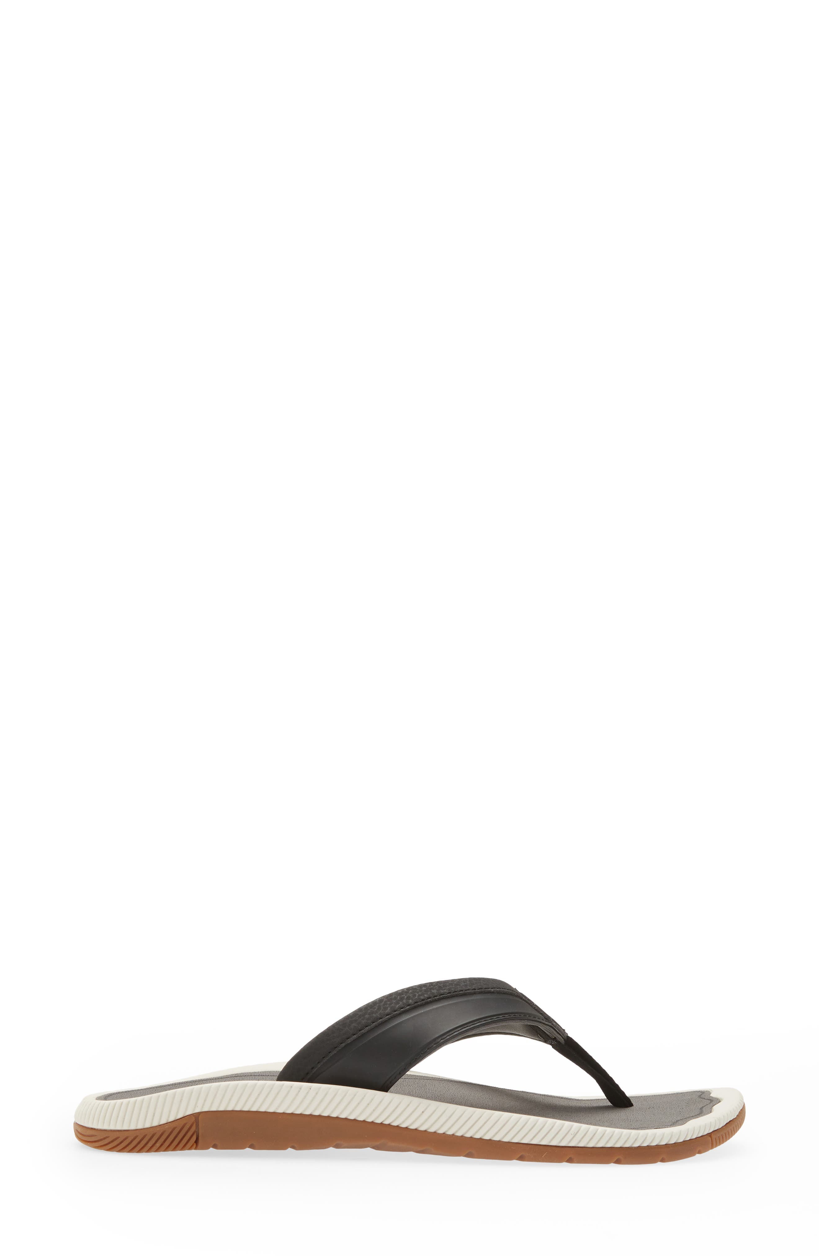 Kukulu Flip Flop, Alternate, color, BLACK / CHARCOAL