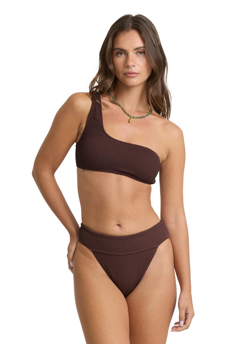 Summer Hi Aruba High Waist Swim Briefs, Alternate, color, TEAK