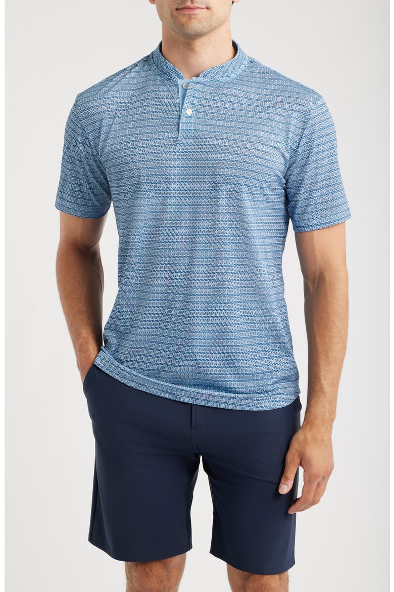 Lighthouse Blade Polo, Main, color, NAVY-PRINTED