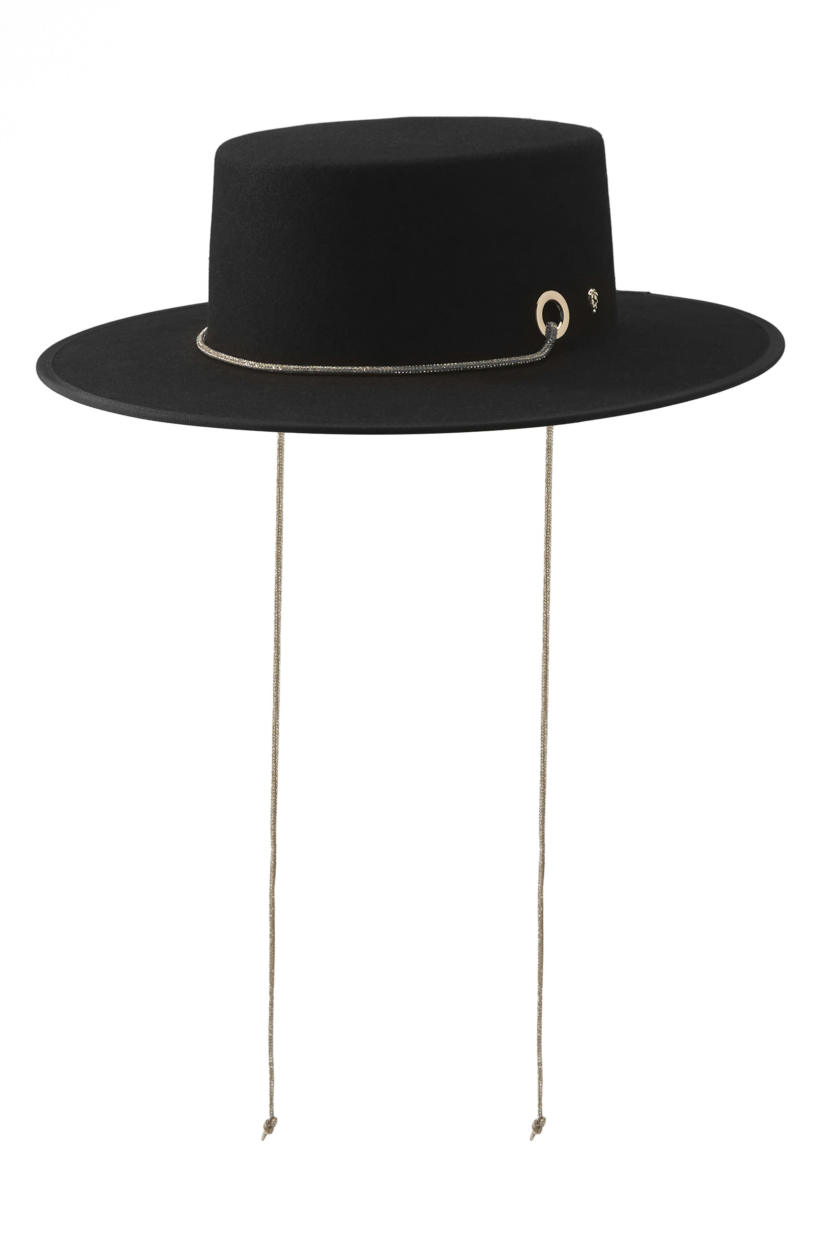 Nasia Wool Boater Hat