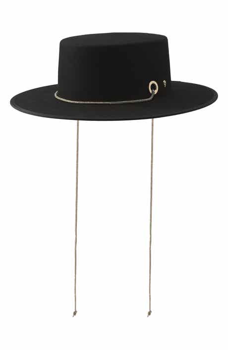 Nasia Wool Boater Hat